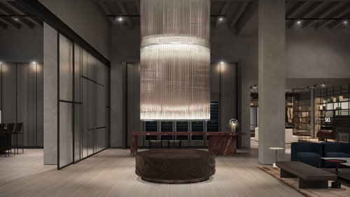 Chicago showroom rendering