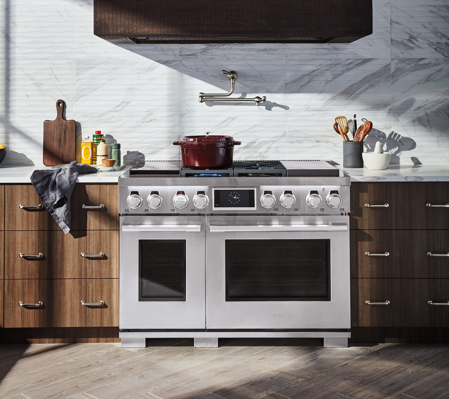 48-inch Dual-Fuel Pro Range with Sous Vide and Induction | SKS
