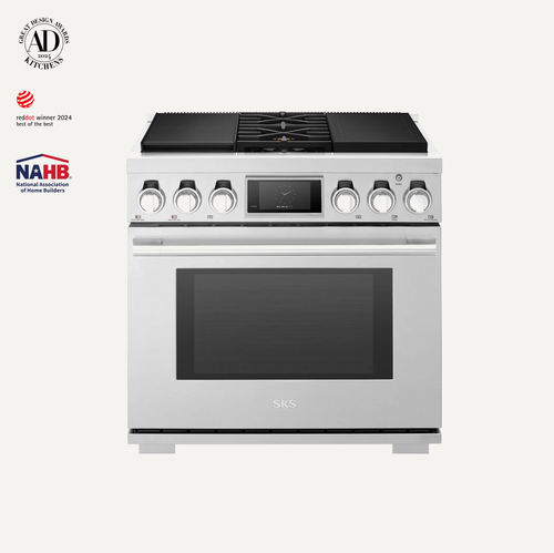 36" Dual-Fuel Pro Range Awards