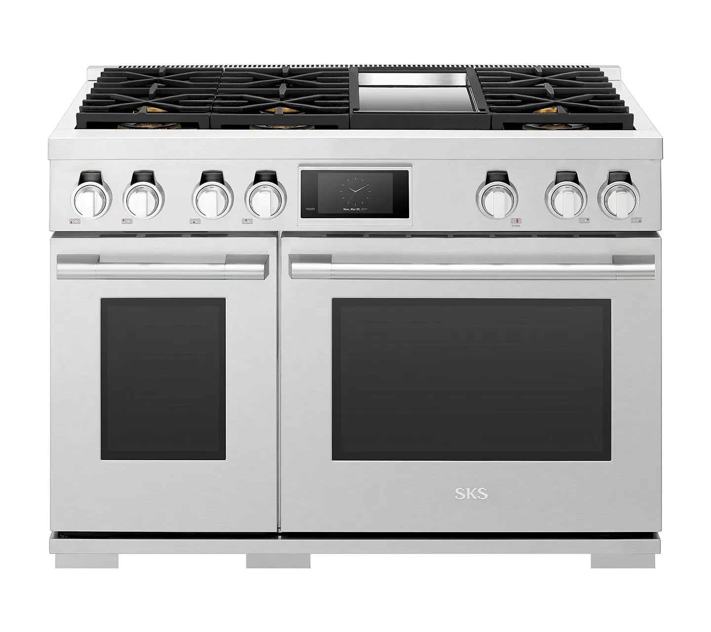 48-inch Dual-Fuel Pro Range with Griddle | SKS Canada | Luxury