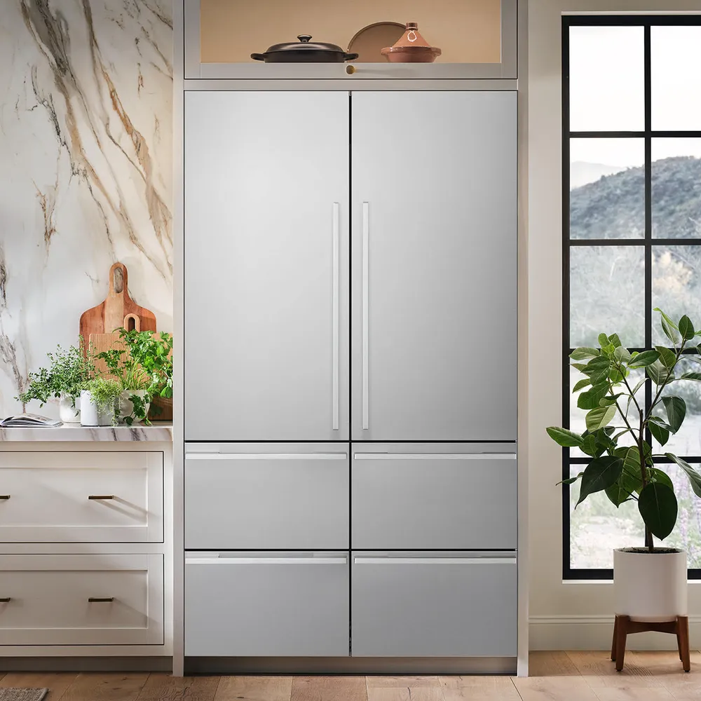 48-inch Built-in French Door Refrigerator, Pre-assembled