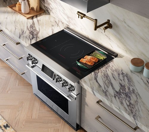 Induction Range flex cooking zone