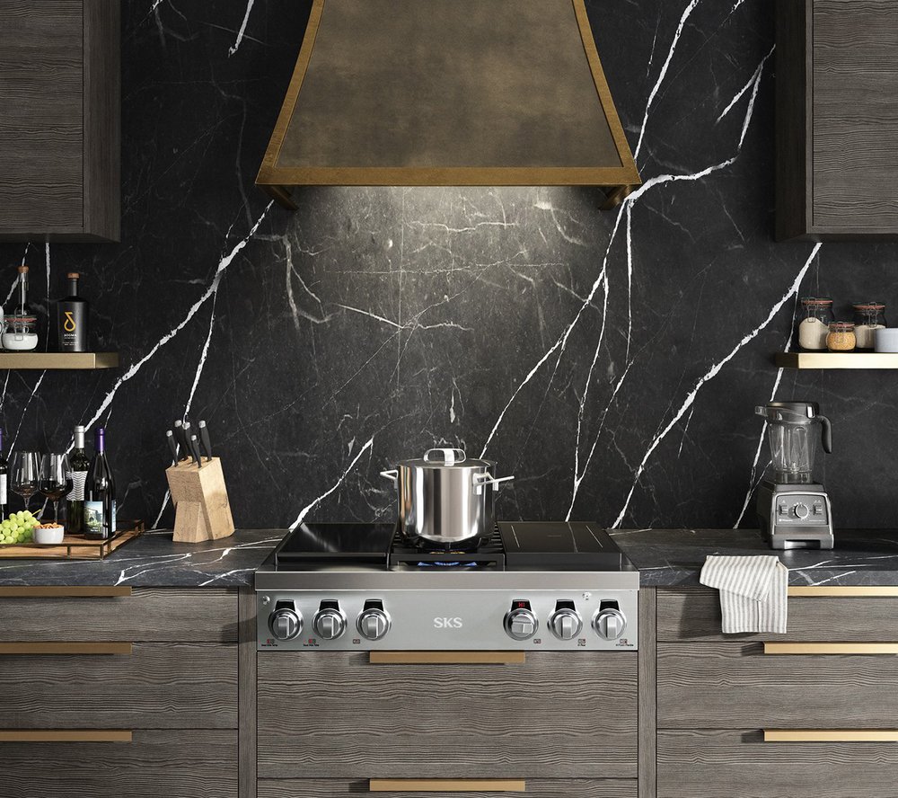 36-inch Dual-Fuel Pro Rangetop with Sous Vide and Induction | SKS