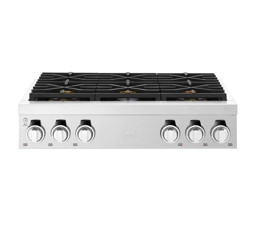 36-inch Pro Rangetop with 6 Burners | SKS