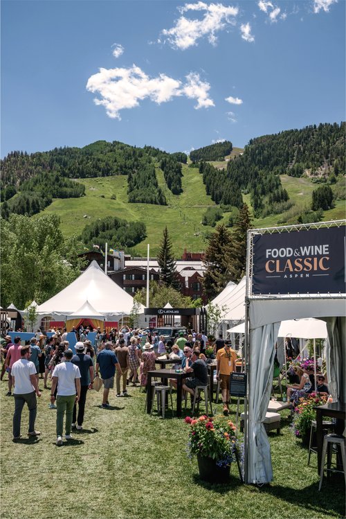 Aspen event entrance