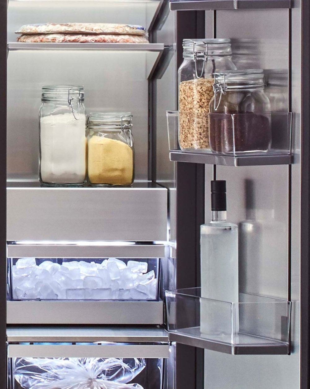 30-inch Integrated Column Freezer, Frustum-Shaped Ice | SKS