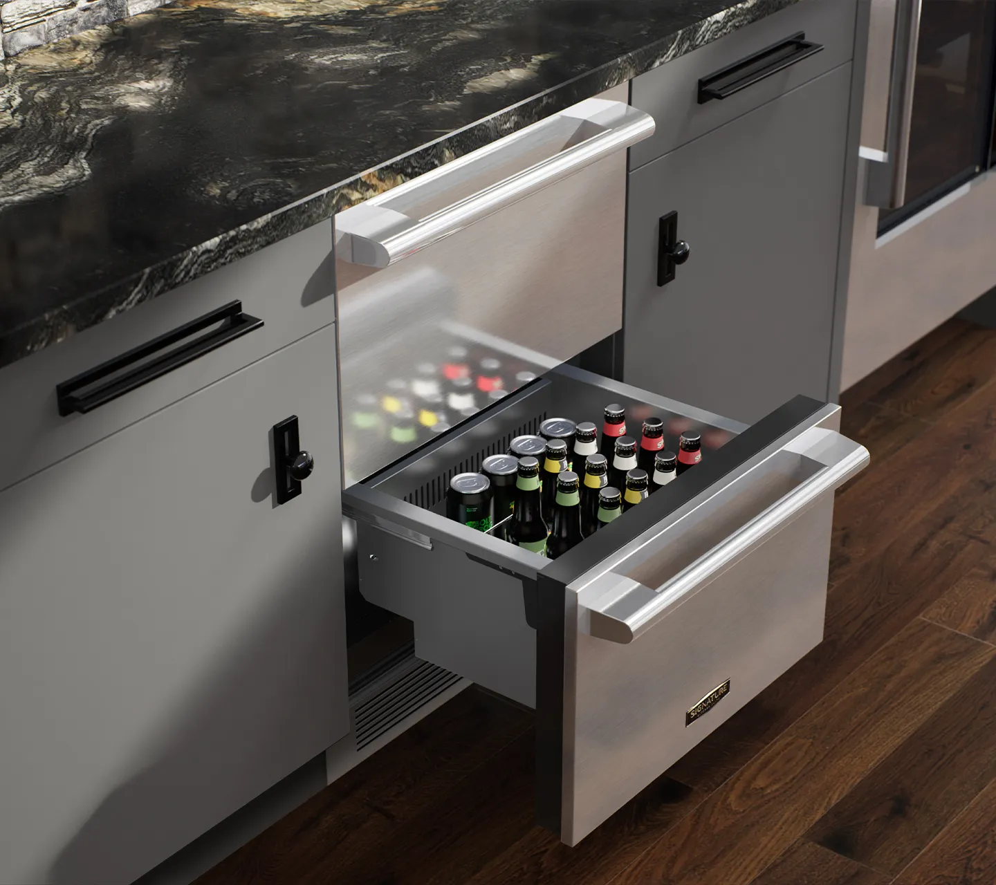 24-inch Undercounter Convertible Refrigerator/Freezer Drawers | SKS