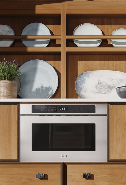 24-inch Microwave Oven Drawer, EasyTouch Auto-Open | SKS