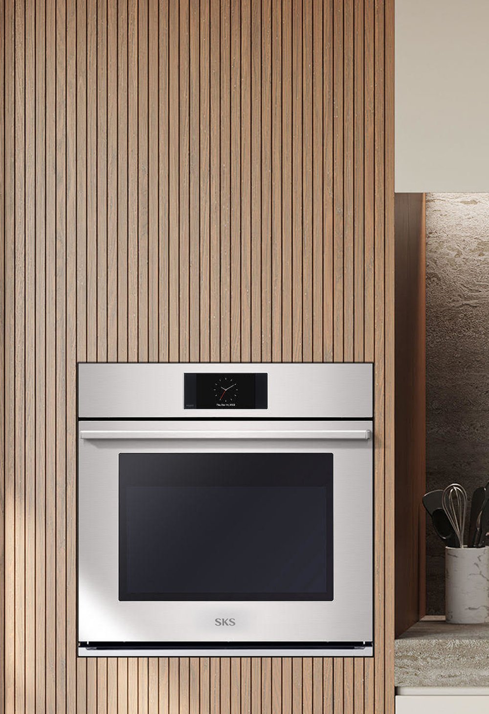 30-inch Transitional Single Wall Oven, Steam-Combi | SKS