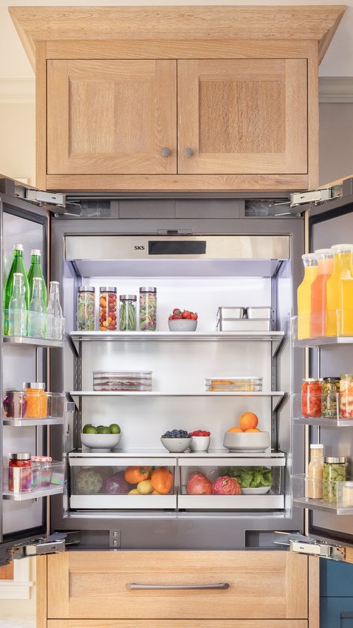 36-inch Built-in Panel-Ready French Door Refrigerator | SKS