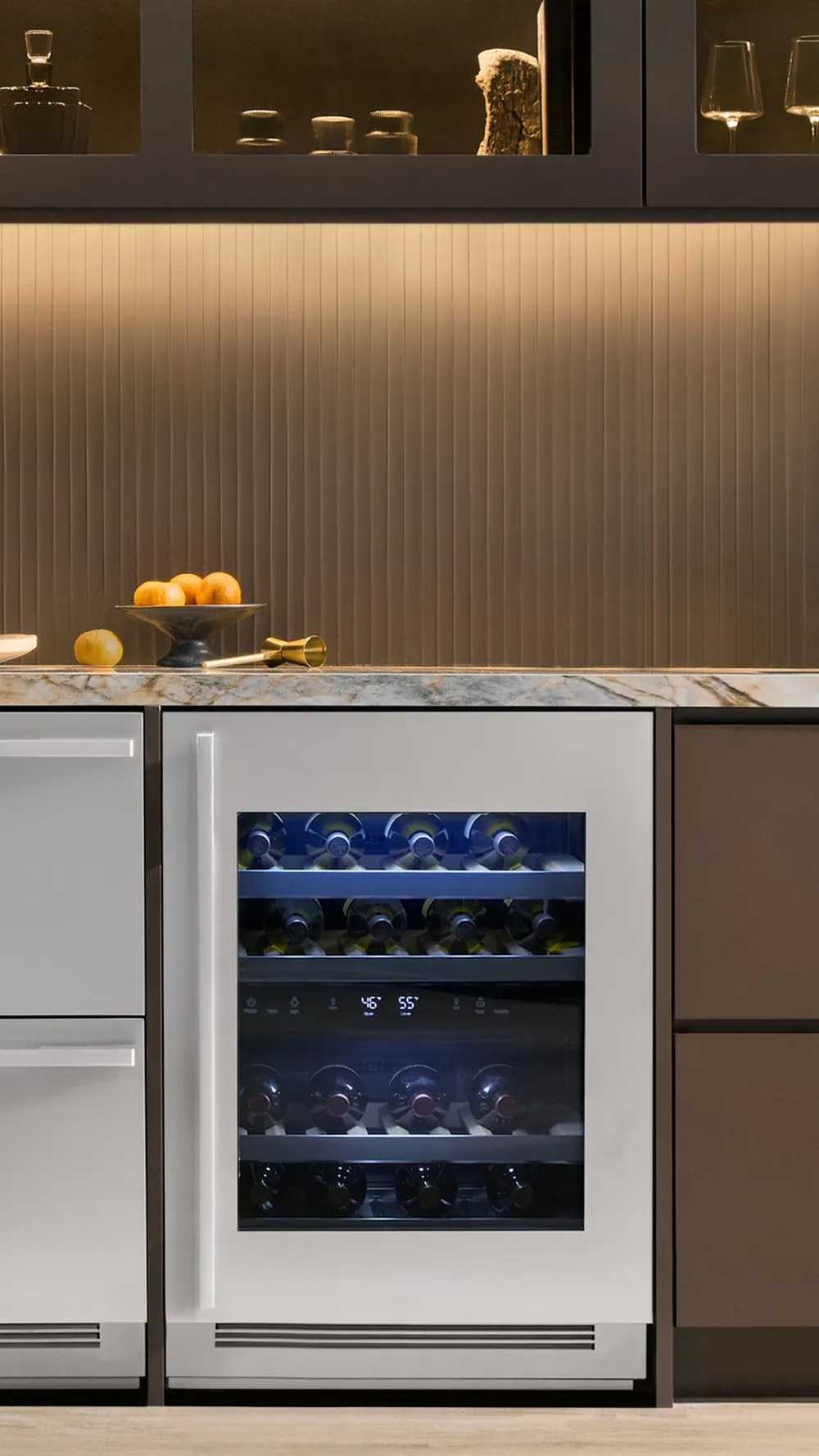 24-inch Built-in Panel-Ready Undercounter Wine Refrigerator | SKS
