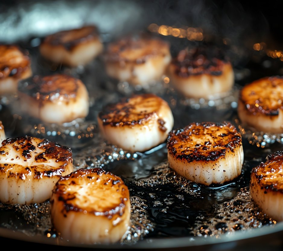 pan seared scallops