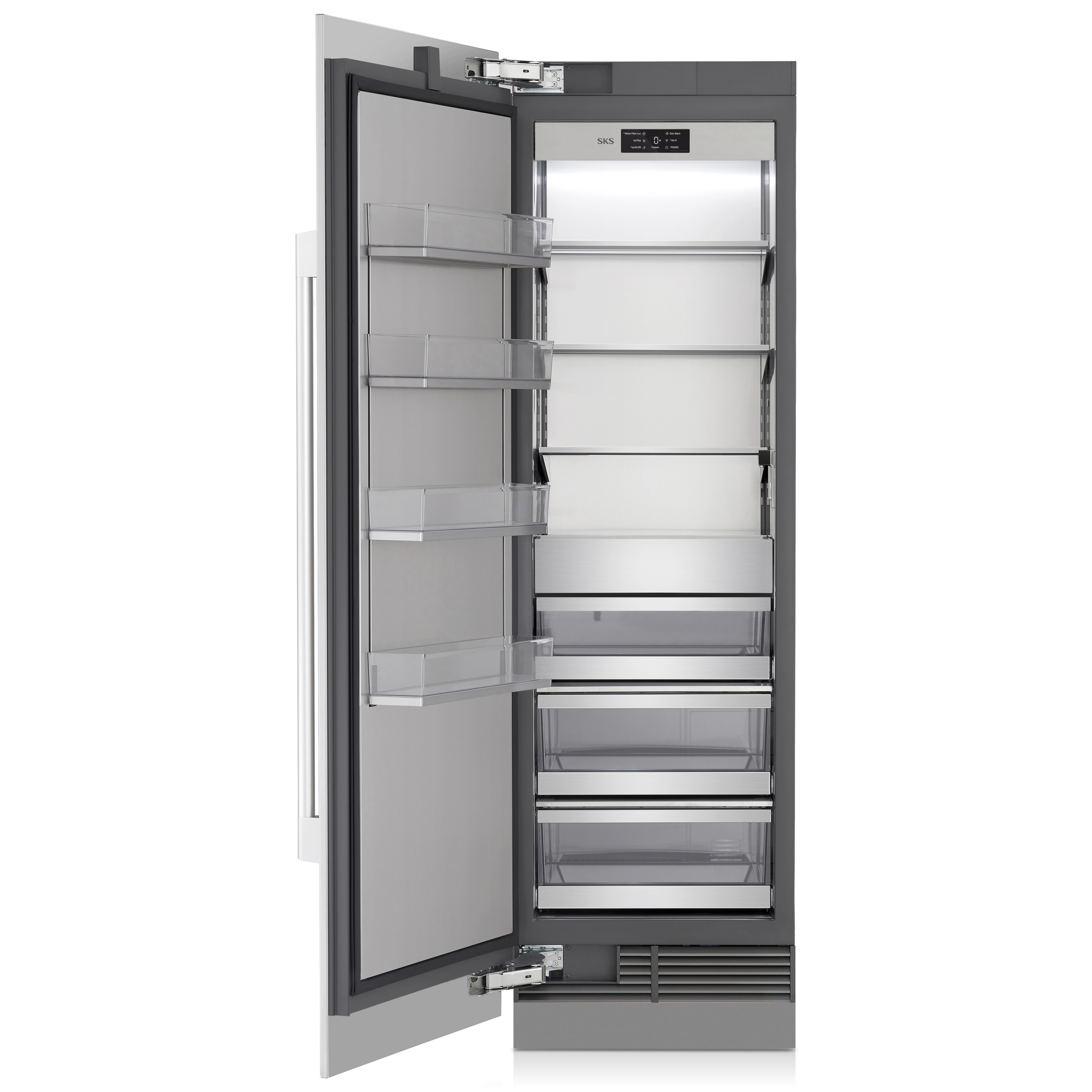24-inch Integrated Column Freezer, Frustum-Shaped Ice | SKS