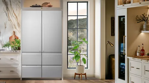 48-inch Built-in Transitional French Door Refrigerator | SKS