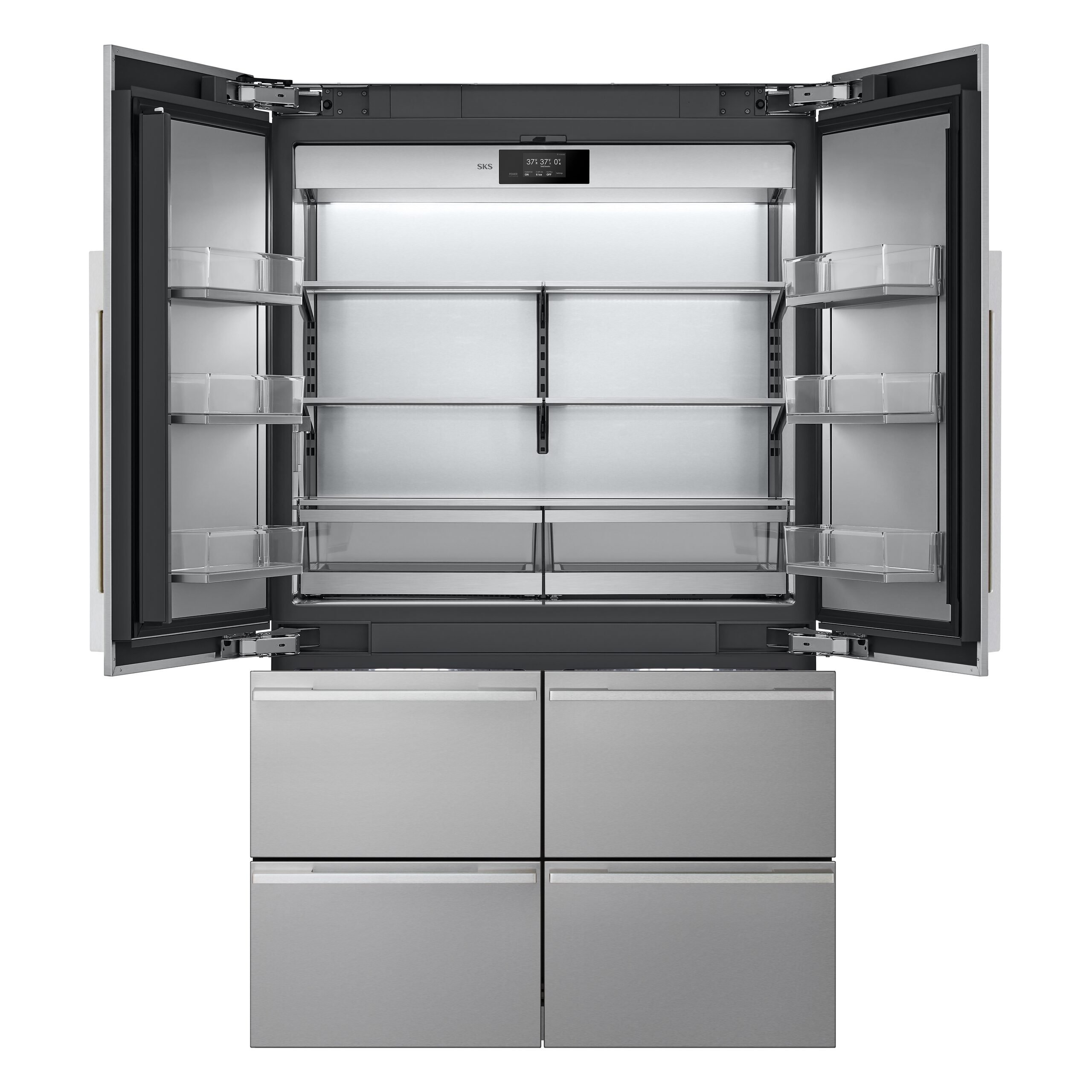 48-inch Built-in Transitional French Door Refrigerator | SKS