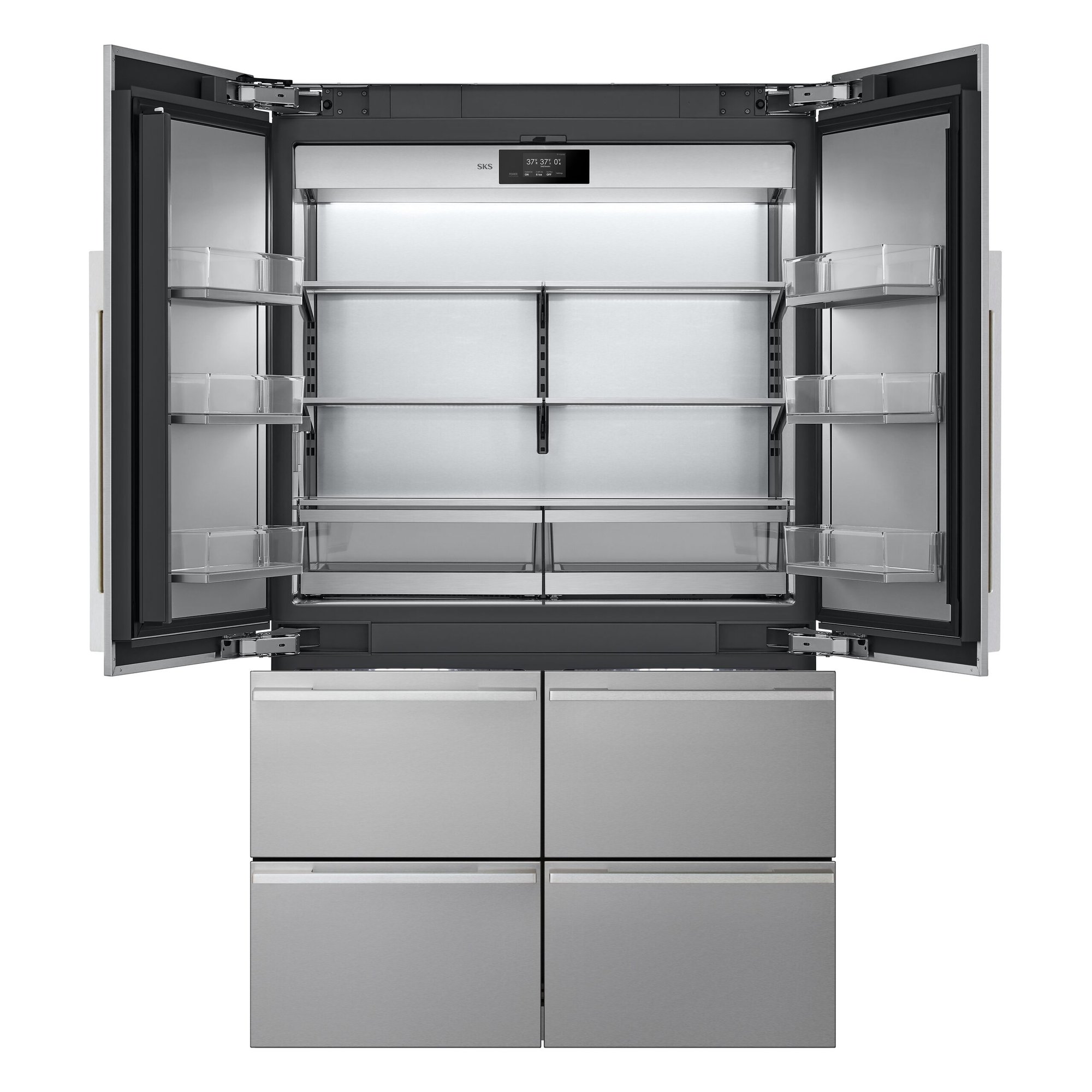 48-inch Built-in Transitional French Door Refrigerator | SKS