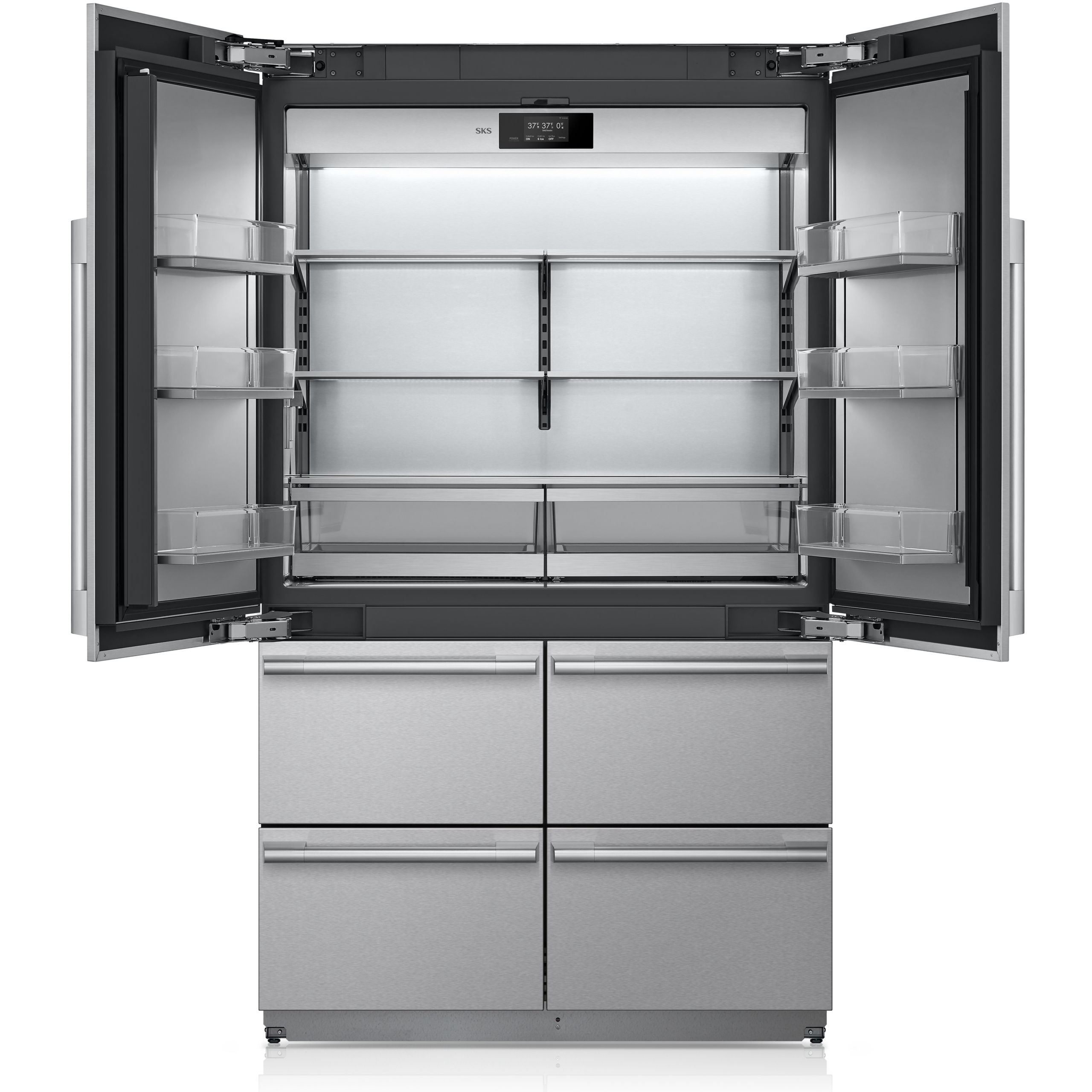 48-inch Built-in Panel-Ready French Door Refrigerator | SKS