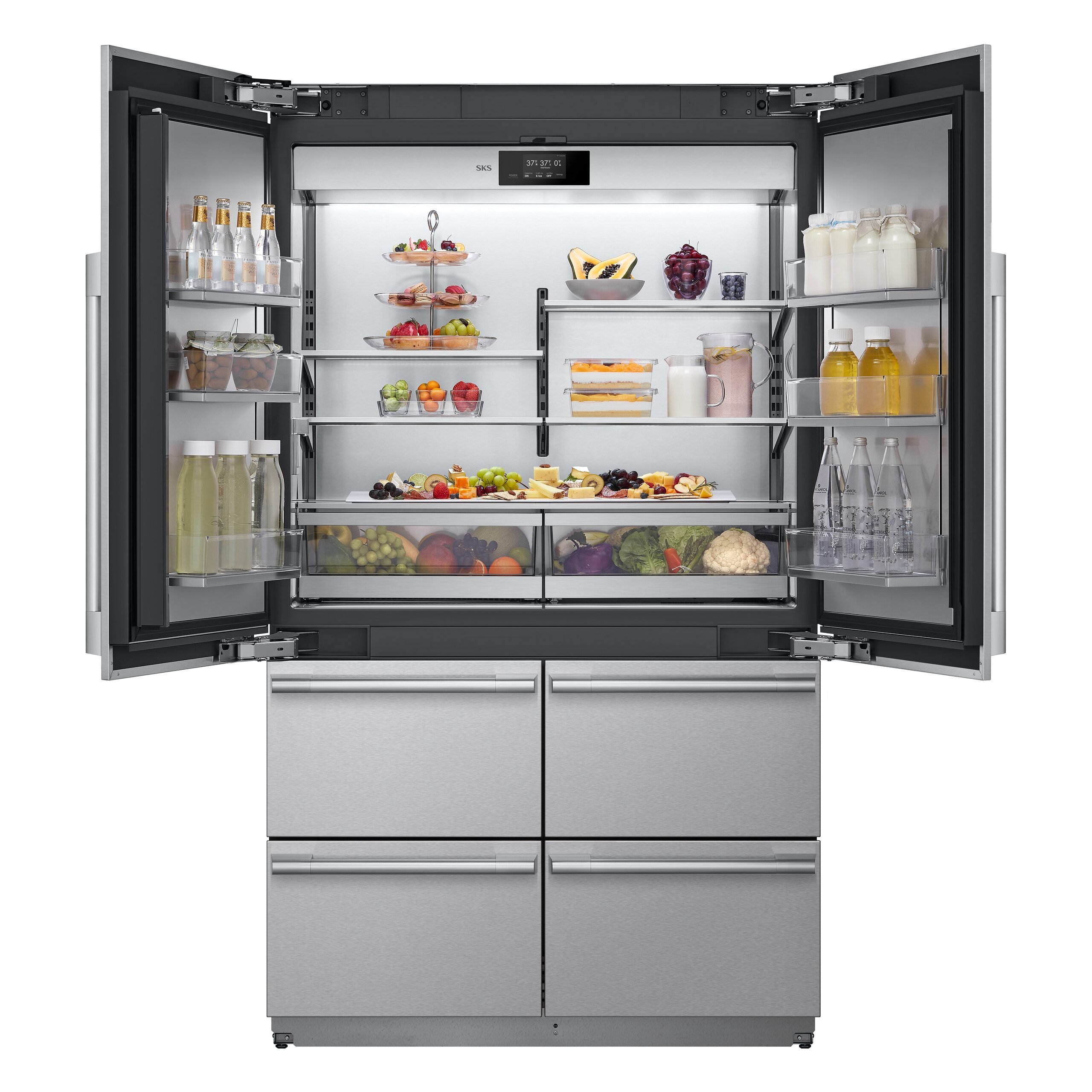 48-inch Built-in Panel-Ready French Door Refrigerator | SKS