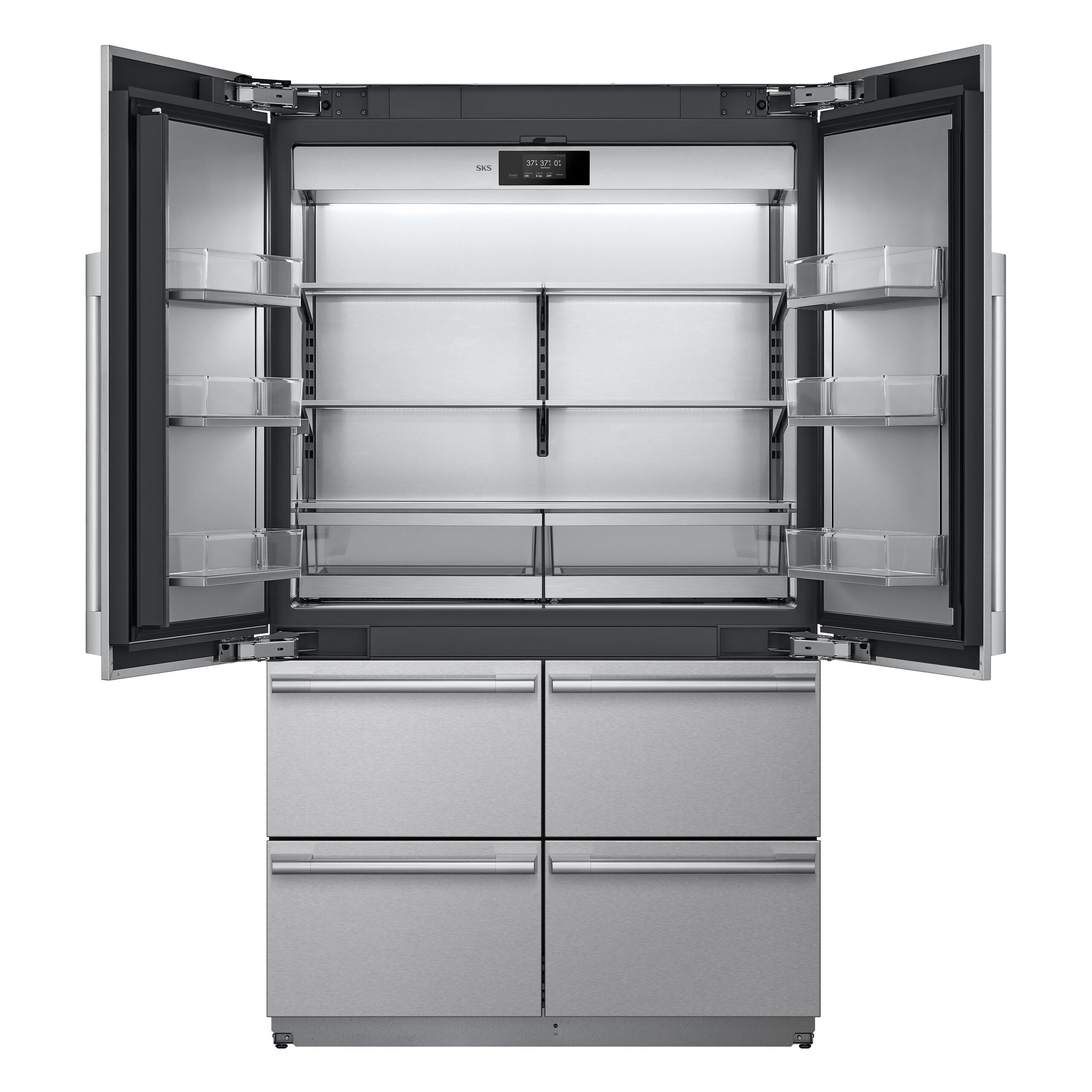 48-inch Built-in Panel-Ready French Door Refrigerator | SKS