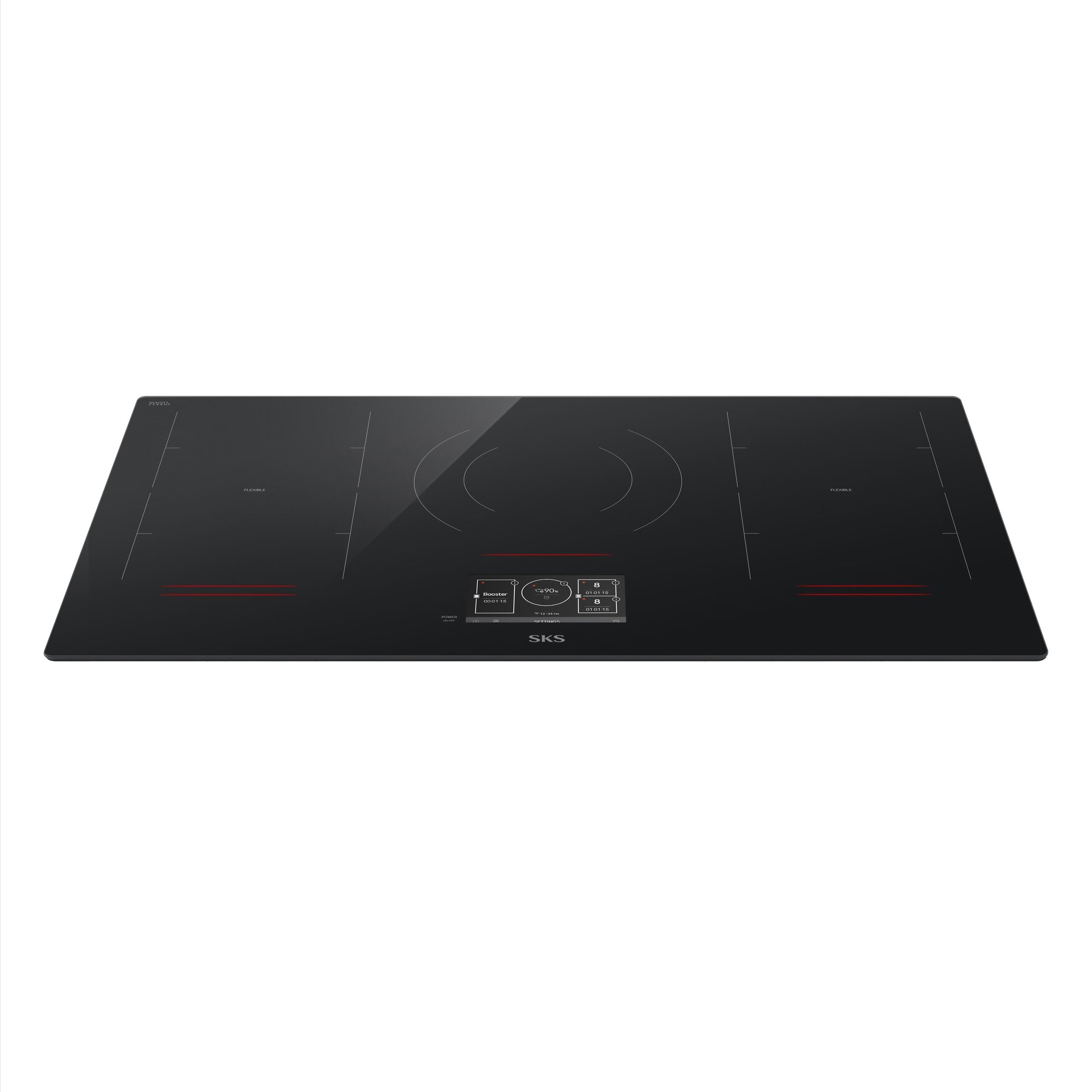 36-inch Flex Induction Cooktop, Flex Cooking Zones | SKS