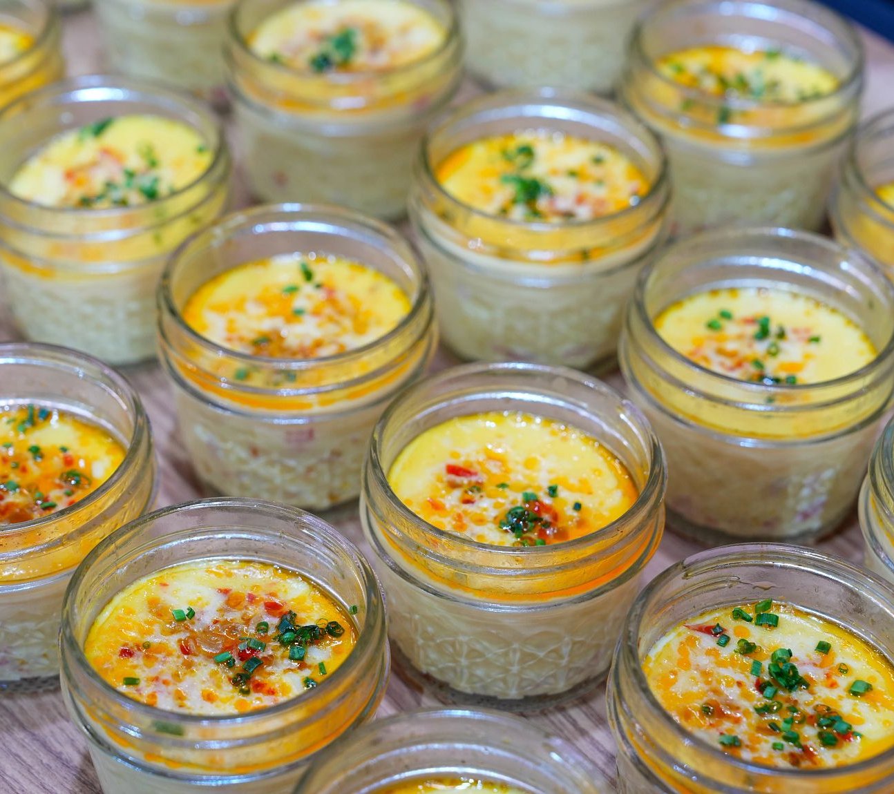 Sous vide egg jars